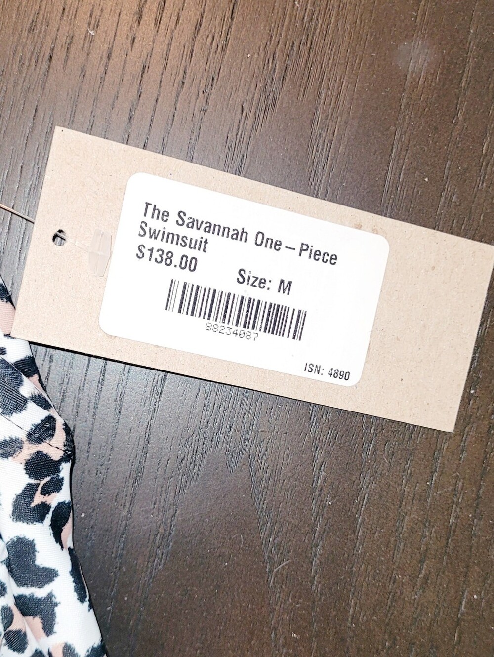 Albion Fit The Savannah One Piece Leopard  Swimsuit - Picture 8 of 11